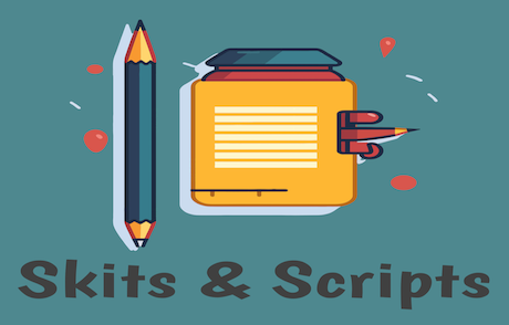 Skits & Scripts Logo